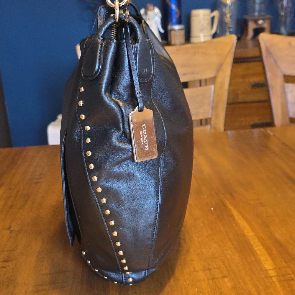 Coach Circle Hobo Circle  Studded Bag - Picture 3 of 16